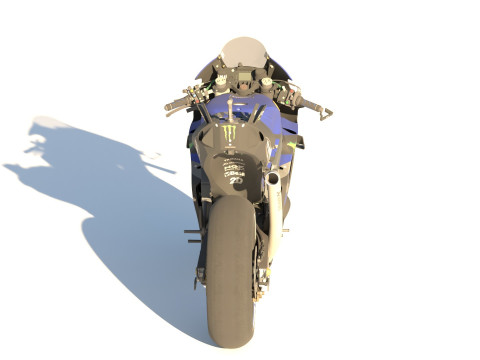 Alex Rins Yamaha YZR-M1 2024 MotoGP Model 3D