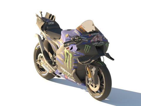 Alex Rins Yamaha YZR-M1 2024 MotoGP Model 3D