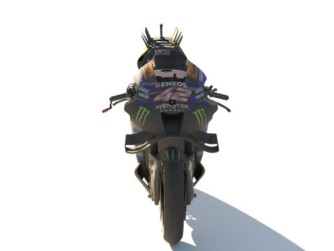 Alex Rins Yamaha YZR-M1 2024 MotoGP Model 3D