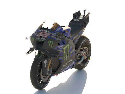 Alex Rins Yamaha YZR-M1 2024 MotoGP Model 3D