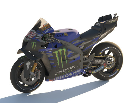 Alex Rins Yamaha YZR-M1 2024 MotoGP Model 3D