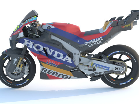Joan Mir Honda RC213V 2024 MotoGP 3D मॉडल
