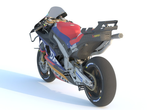 Joan Mir Honda RC213V 2024 MotoGP Model 3D