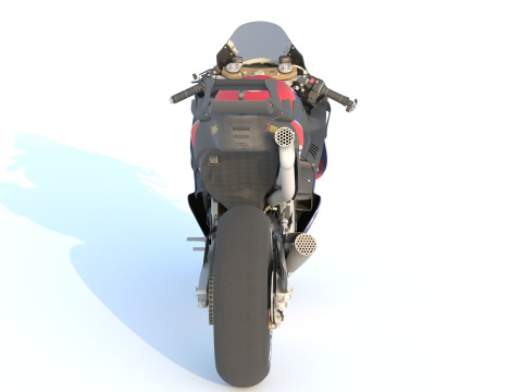 Joan Mir Honda RC213V 2024 MotoGP Model 3D