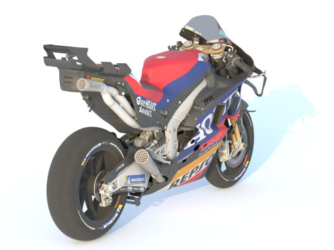 Joan Mir Honda RC213V 2024 MotoGP Model 3D