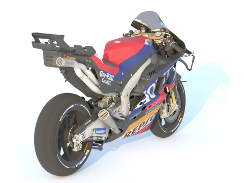 Joan Mir Honda RC213V 2024 MotoGP 3D Model