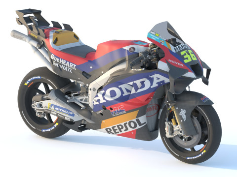 Joan Mir Honda RC213V 2024 MotoGP Model 3D