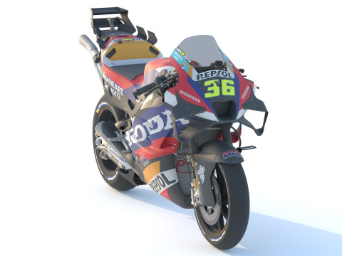Joan Mir Honda RC213V 2024 MotoGP Model 3D