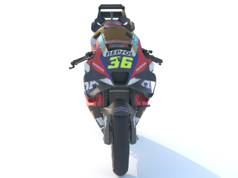 Joan Mir Honda RC213V 2024 MotoGP Model 3D