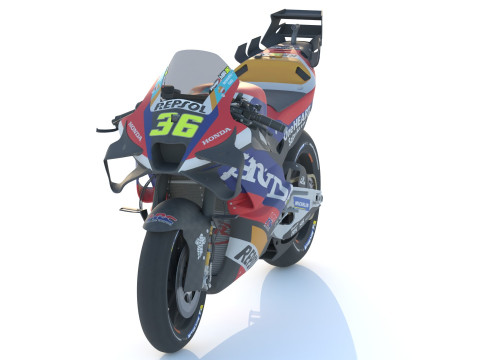 Joan Mir Honda RC213V 2024 MotoGP Model 3D