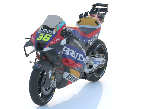 Joan Mir Honda RC213V 2024 MotoGP Model 3D