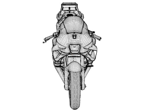 Joan Mir Honda RC213V 2024 MotoGP Model 3D