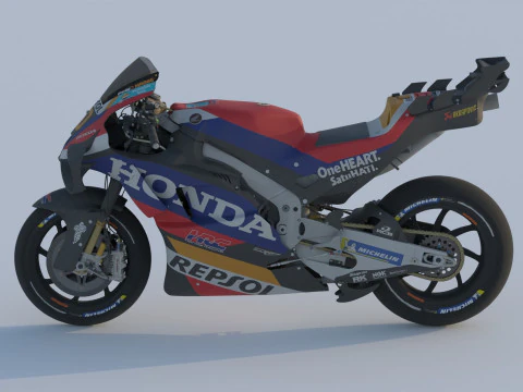Luca Marini Honda RC213V 2024 MotoGP 3D Model