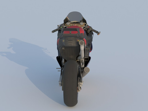 Luca Marini Honda RC213V 2024 MotoGP 3D Modell