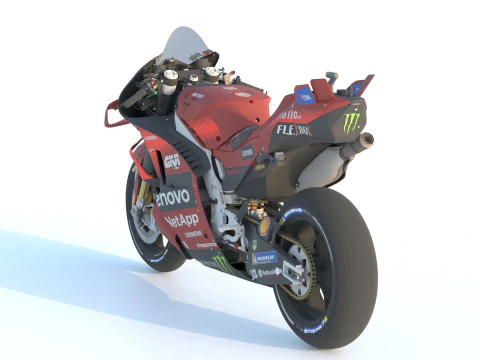 Enea Bastianini Ducati Desmosedici GP24 2024 MotoGP 3D Model