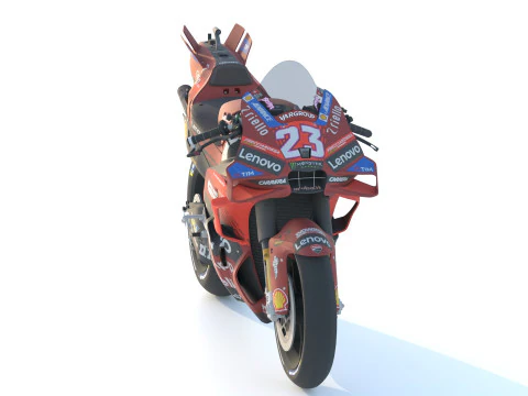 Enea Bastianini Ducati Desmosedici GP24 2024 MotoGP 3D Model