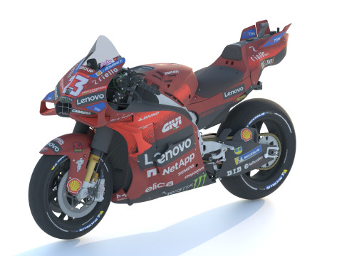 Enea Bastianini Ducati Desmosedici GP24 2024 MotoGP Modelo 3D