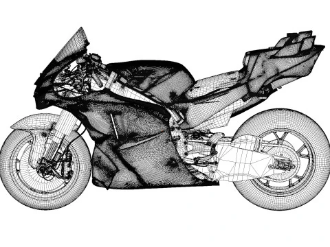 Enea Bastianini Ducati Desmosedici GP24 2024 MotoGP 3D Model