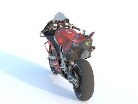 Francesco Bagnaia Ducati Desmosedici GP24 2024 MotoGP 3D Model
