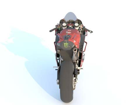 Francesco Bagnaia Ducati Desmosedici GP24 2024 MotoGP 3D Model
