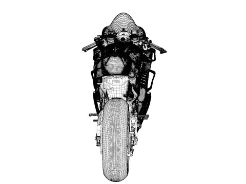 Francesco Bagnaia Ducati Desmosedici GP24 2024 MotoGP 3D Model