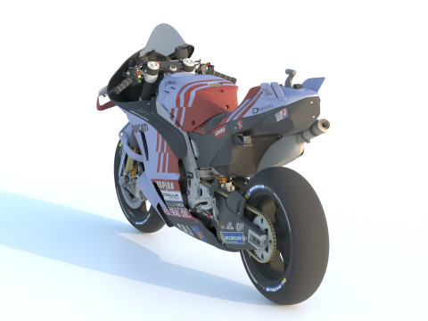 Alex Marquez Ducati Desmosedici GP23 Gresini Racing Team 2024 MotoGP 3D Model
