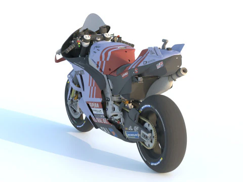 Alex Marquez Ducati Desmosedici GP23 Gresini Racing Team 2024 MotoGP 3D Model