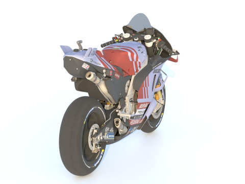 Alex Marquez Ducati Desmosedici GP23 Gresini Racing Team 2024 MotoGP 3D Model