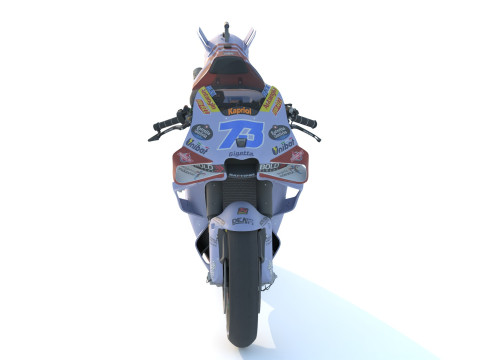 Alex Marquez Ducati Desmosedici GP23 Gresini Racing Team 2024 MotoGP 3D Model