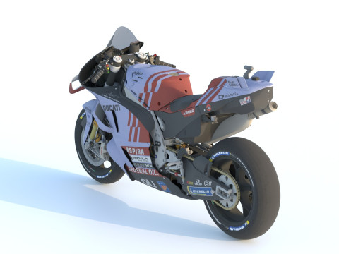 Marquez Ducati Desmosedici GP23 Gresini Racing Team 2024 MotoGP Model 3D