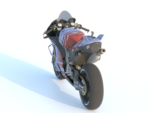 Marquez Ducati Desmosedici GP23 Gresini Racing Team 2024 MotoGP Model 3D