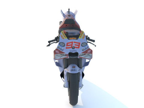 Marquez Ducati Desmosedici GP23 Gresini Racing Team 2024 MotoGP Model 3D
