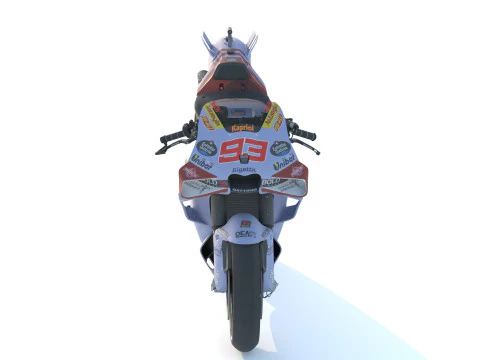 M&aacute;rquez 93 Ducati Desmosedici GP23 Gresini Racing Team 2024 MotoGP Modelo 3D