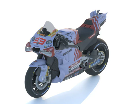 M&aacute;rquez 93 Ducati Desmosedici GP23 Gresini Racing Team 2024 MotoGP Modelo 3D