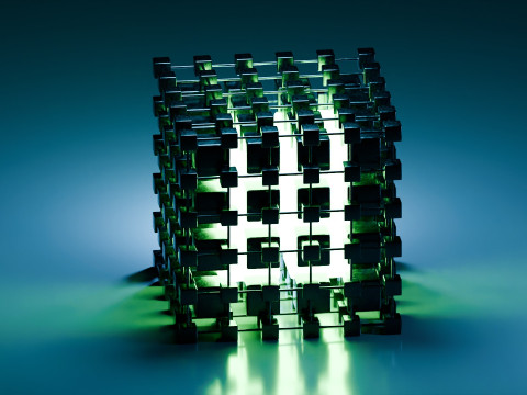Abstract Sci-Fi Model 3D Модель