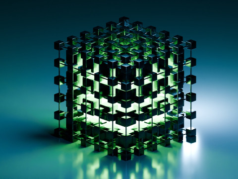 Abstract Sci-Fi Model 3D Модель