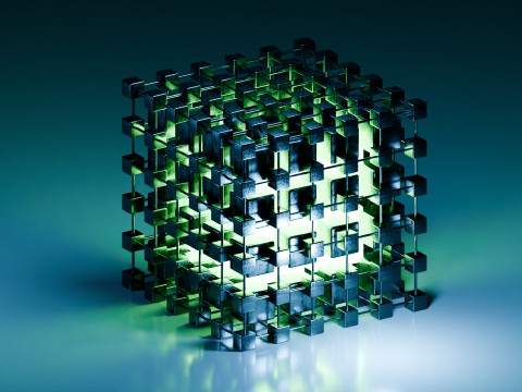 Abstract Sci-Fi Model 3D Модель