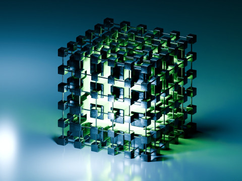 Abstract Sci-Fi Model 3D Модель