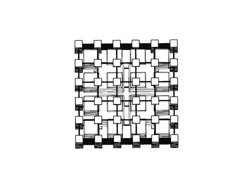 Abstract Sci-Fi Model 3D Модель