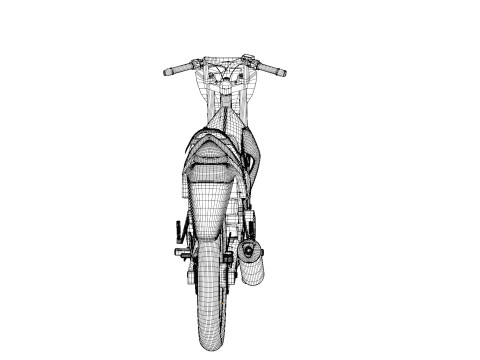 Suzuki Satria FU Facelift 2013 3D Model