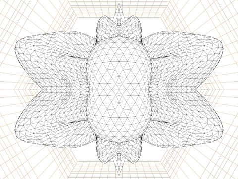 Abstract Alien Animation Model 3D