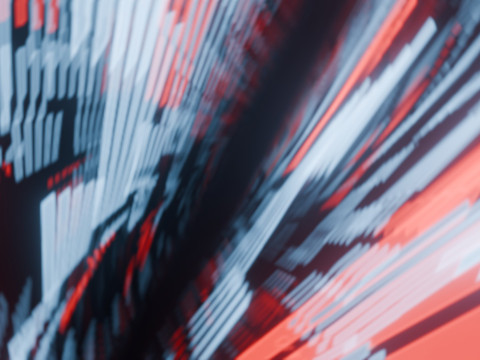 Vibrant Abstract loop Animation Modelo 3D