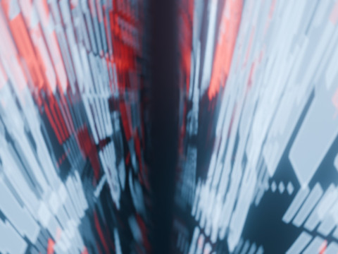 Vibrant Abstract loop Animation Modelo 3D