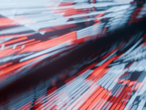 Vibrant Abstract loop Animation Modelo 3D