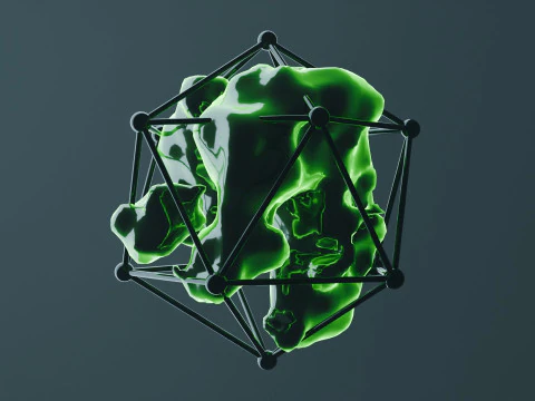 Animazione parassita vivente Modello 3D