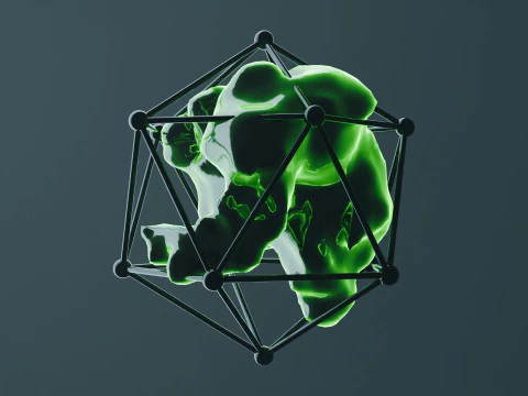 Living Parasite Animation 3D Model