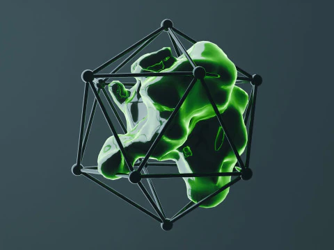 Living Parasite Animation 3D Model