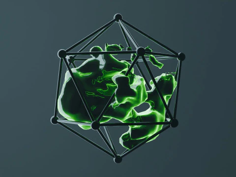 Living Parasite Animation 3D Model