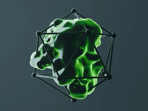 Living Parasite Animation 3D Model