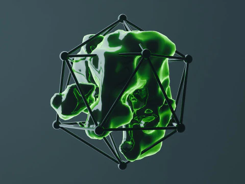 Living Parasite Animation 3D Model
